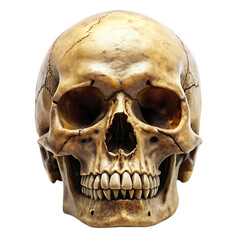 Obraz premium human skull isolated on white
