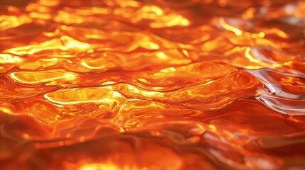 Flickering Flames on Hot Surface