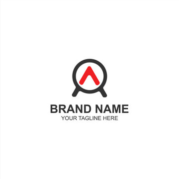 brand logo oa initial icon with creative vector illustration