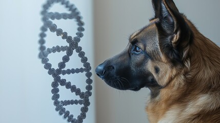 Digital Dog DNA Minimalism