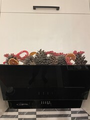 New Year's and christmas's decorations at home