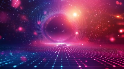 Obraz premium Futuristic Festivities Background Concept