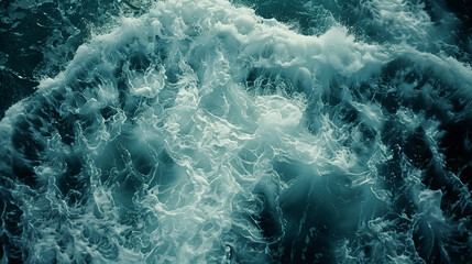 Fototapeta premium Close up of waves, high detail 4K