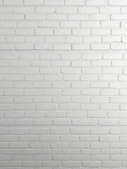 Fototapeta premium Clean, textured white brick wall background, facade, photography, background