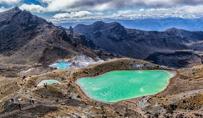 Lacs du mont Tongariro