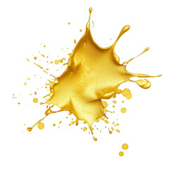Golden splash isolated on white background liquid gold texture abstract gold design element gold paint splash explosion gold splatter flow dynamic liquid gold shape gold blob shiny metallic gold