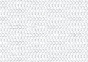 A honeycomb texture pattern background showcases a grid of hexagonal shapes, creating a sleek and structured geometric design.