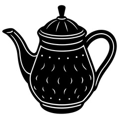 teapot isolated on white