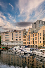 Alesund is a city and municipality in Møre og Romsdal county, Norway. It is a port 236 km northeast of Bergen