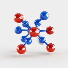 Obraz premium Molecul3d model of molecule