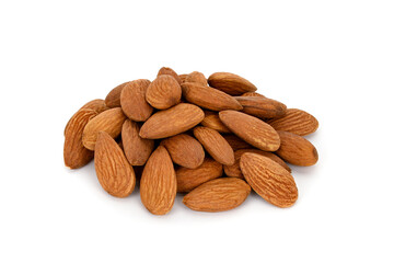   Heap of almonds directly from above