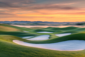 Obraz premium Early spring landscape, melting snow patches, bare trees with first hints of budding