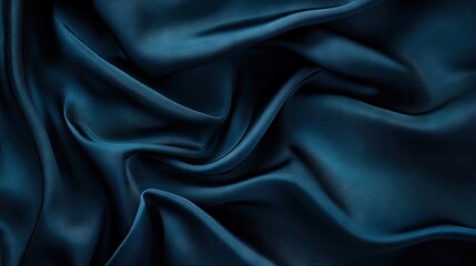 Obraz premium Close-up view of fabric texture highlighting the elegance of silk, perfect for capturing the intricate details and smooth finish of silk in a minimalist style with copy space.