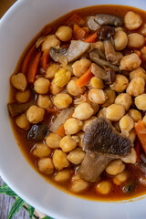 chickpea casserole. homemade recipe