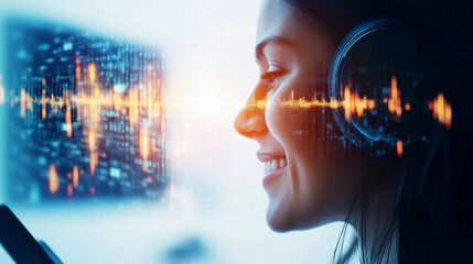 Engaging in conversation while listening to audio content with headphones