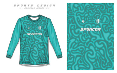 Long Sleeve Jersey, Sports Apparel Vectors Professional Football Jersey Templates