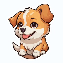 Dog sticker icon