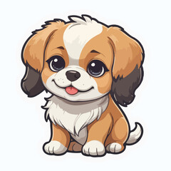 Dog sticker icon
