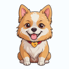 Dog sticker icon
