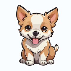 Dog sticker icon