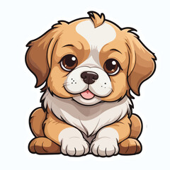 Dog sticker icon
