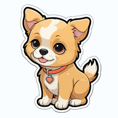 Dog sticker icon