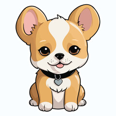 Dog sticker icon