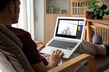 Architectural design modish software application for architect business and professional designer