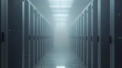 Arranged Data center rack 