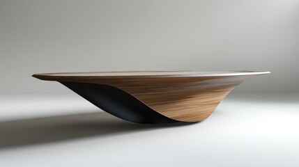 empty plate on wooden table