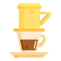 Coffee shop related item multi colored icon pack