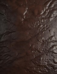 Fototapeta premium Dark brown leather; pebbled surface, uneven tone, brown, design element