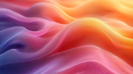 Obraz premium Abstract Colorful Fabric Waves: A Textured Gradient