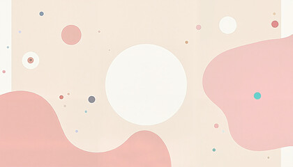 Abstract colorful background with circular cutout for creative designs and messages with copy space