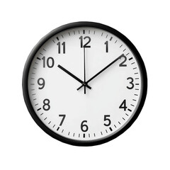 Wall Clock Isolated on White Background