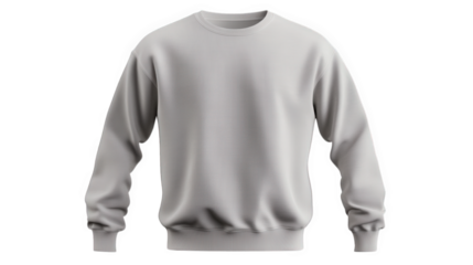 A Plain White Crew Neck Sweatshirt Mockup