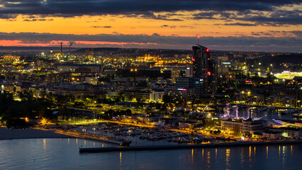 Gdynia by night