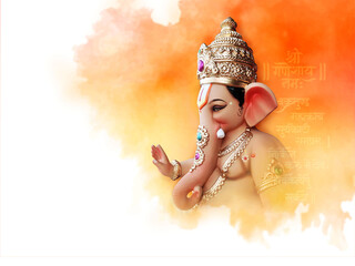 Lord Ganesha, is one of the best-known and most worshiped gods in the Hindu religion lord Ganesha of Indian festival tradition