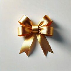 golden ribbon bow. 