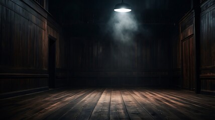 dark room with floor