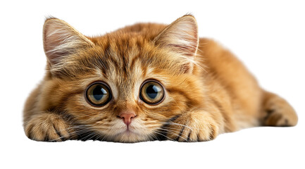 Adorable Ginger Kitten with Big Eyes 