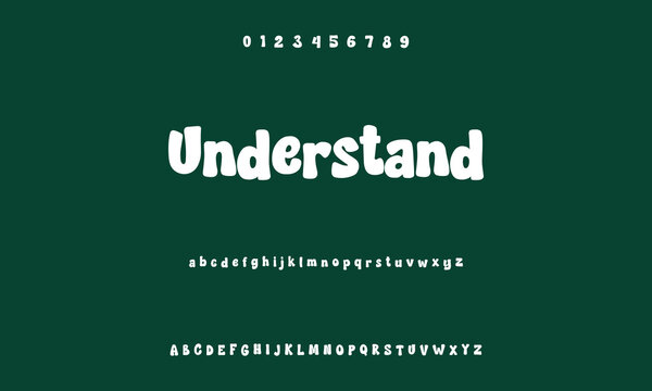 Playful cartoon Font, funky typeface for joyful brings life designs like children's artwork, birthday invitations, playful branding, and carnival typography.