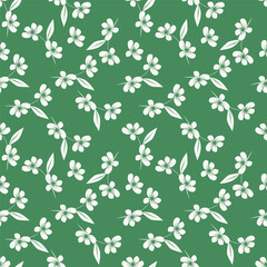 Vintage floral pattern. Cute flowers for design fabric, paper, wallpaper.