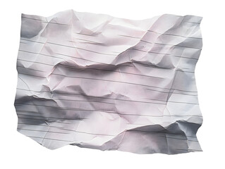 Obraz premium A crumpled piece of paper with lines