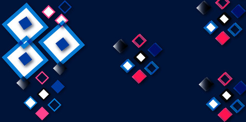 Abstract technology minimal futuristic concept design square shape geometric background. Decorative space design for template, banner, poster, web layout ,paper, texture vector illustration