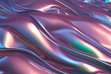 Holograms metallic fluid abstract background illustration