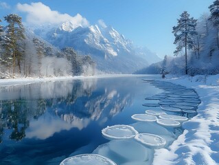 Yellowstone National Park. Winter.