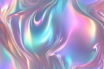 Holograms metallic fluid abstract background illustration