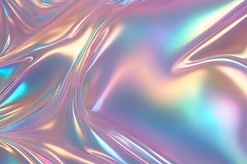 Holograms metallic fluid abstract background illustration