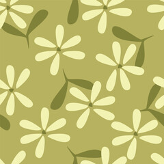 Vintage floral pattern. Cute flowers for design fabric, paper, wallpaper.